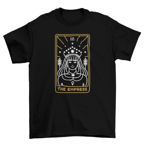 Tarot empress card astrology t-shirt