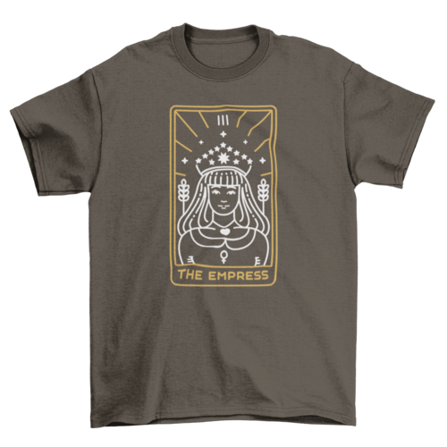 Tarot empress card astrology t-shirt