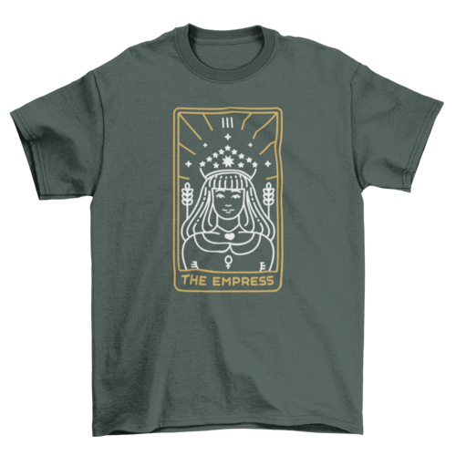 Tarot empress card astrology t-shirt