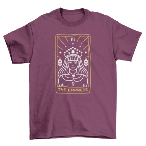 Tarot empress card astrology t-shirt