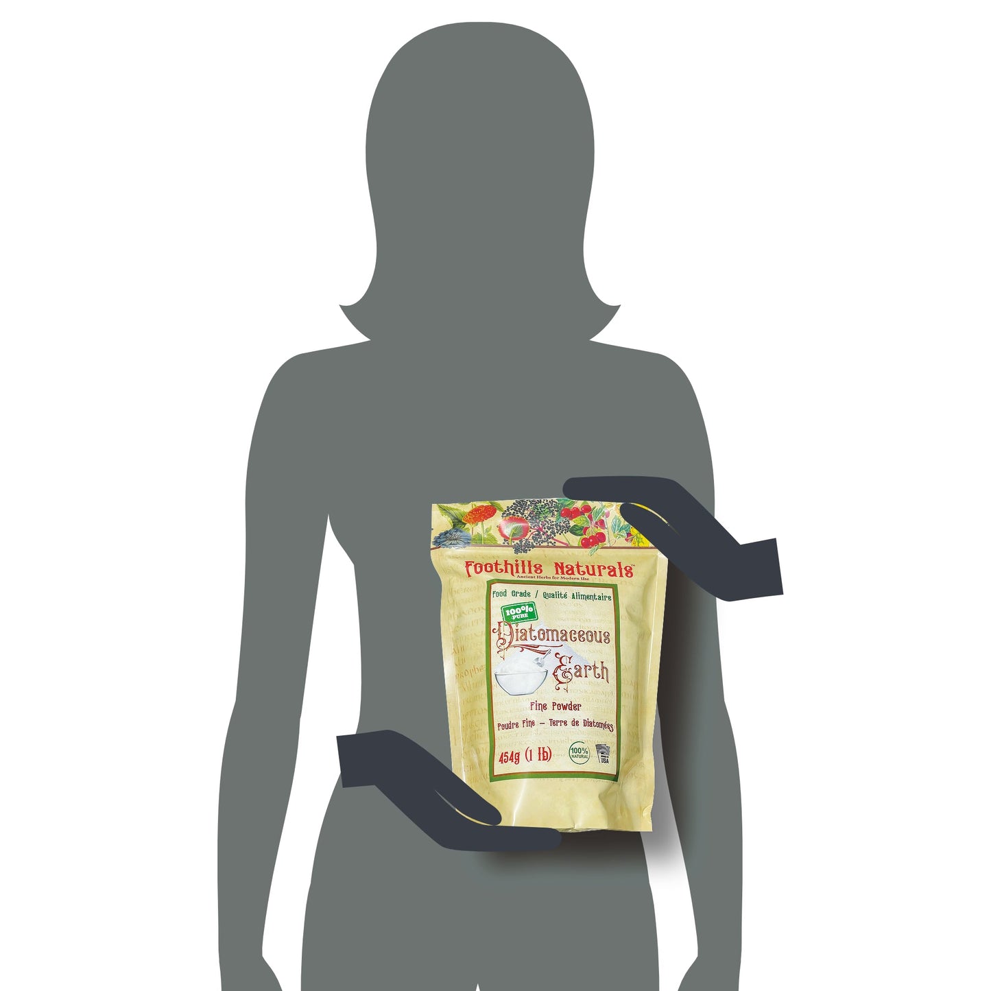 Diatomaceous Earth (Uncalcined)- Fine Powder Food Grade