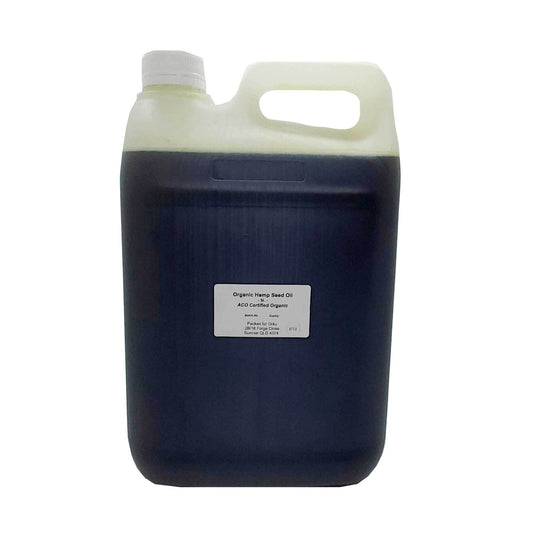 Orku 5L Organic Hemp Seed Oil - Cold Pressed Food Grade Oils