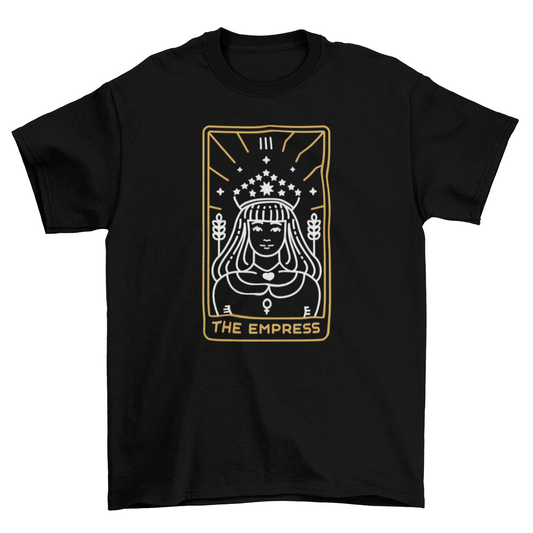 Tarot empress card astrology t-shirt