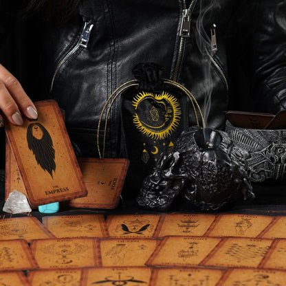 Velvet Tarot Cards Bag Black&Gold